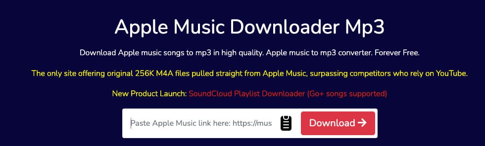 Página web para descargar Apple Music a MP3