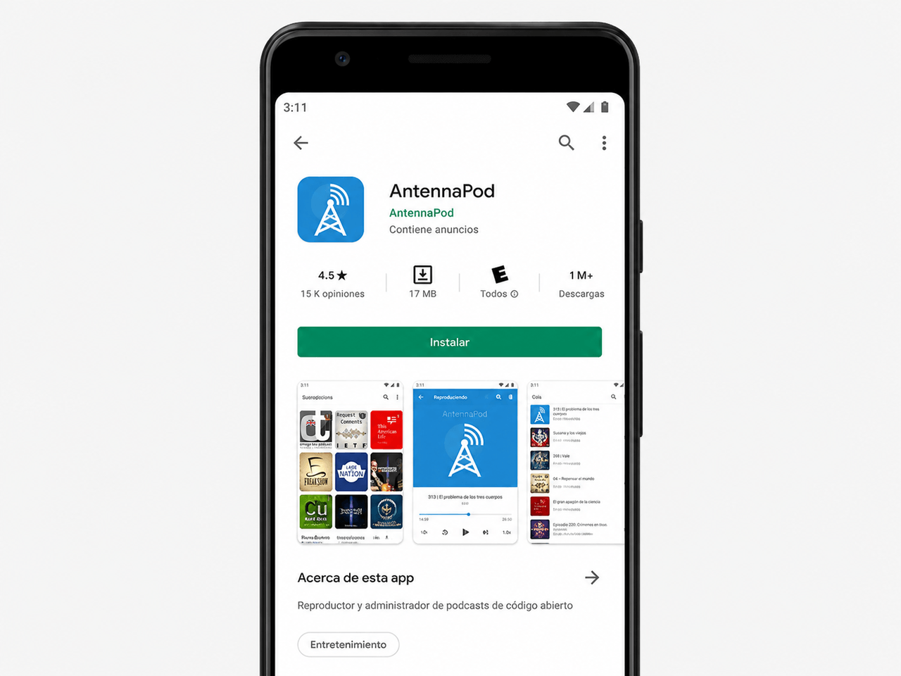 AntennaPod Instalar