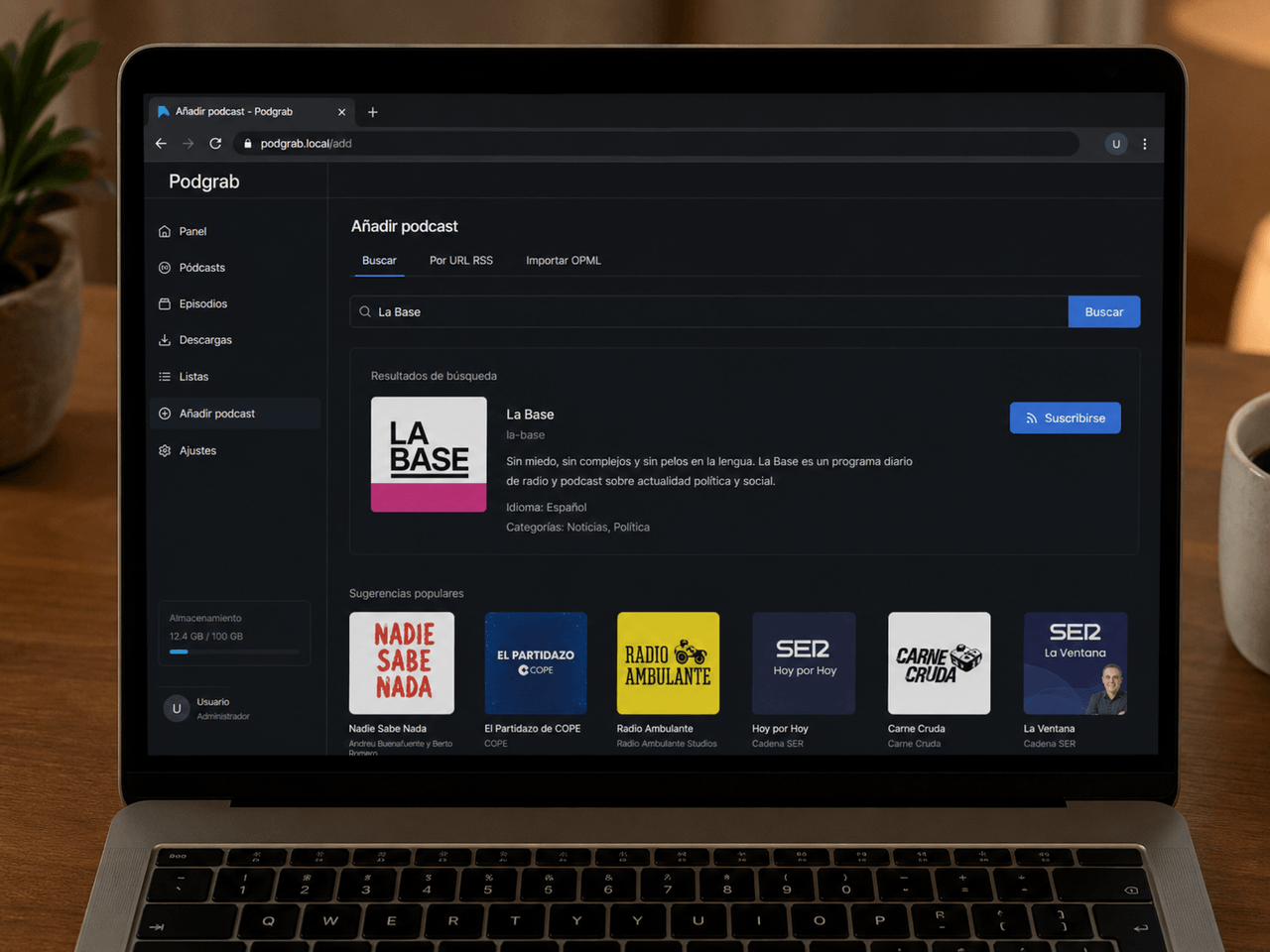 Automatizar Podcast Descargas Con Podgrab