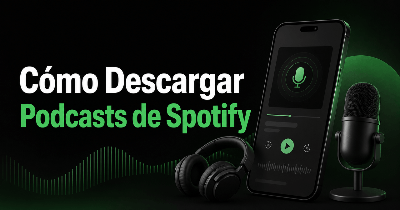 Descargar Podcast de Spotify Banner