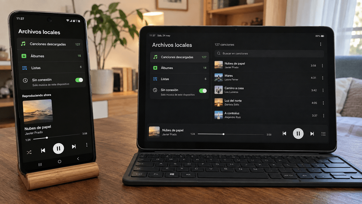 Escuchar Spotify sin Anuncio Archivos Locales