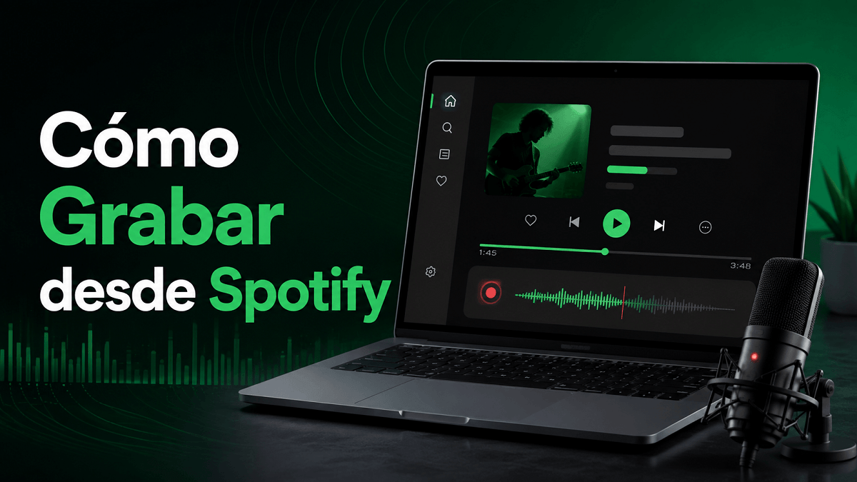 Grabar desde Spotify Banner