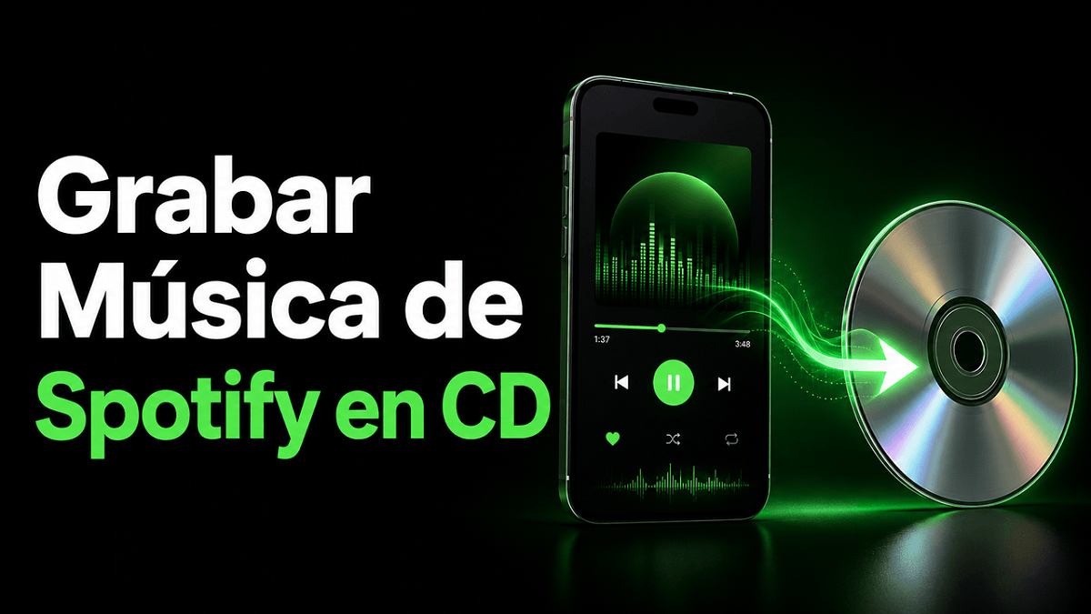 Grabar Spotify Musica en CD Banner